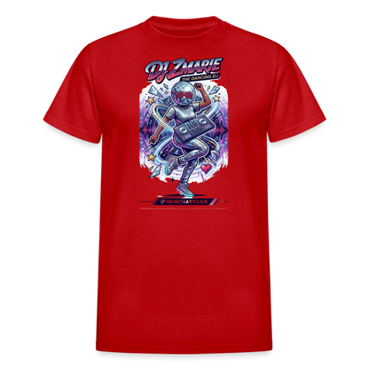 DJ ZMARIE "THE DANCING DJ" TM Gildan Ultra Cotton Adult T-Shirt - red