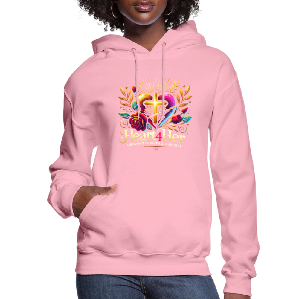 Heart4Her Women's Hoodie - classic pink