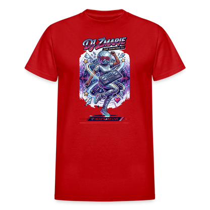DJ ZMARIE "THE DANCING DJ" TM Gildan Ultra Cotton Adult T-Shirt - red