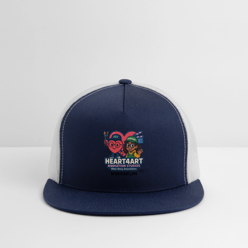 HEART4ART ANIMATION STUDIOS Trucker Hat - navy/white
