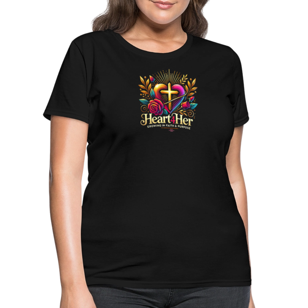 Heart4Her Women's T-Shirt - black