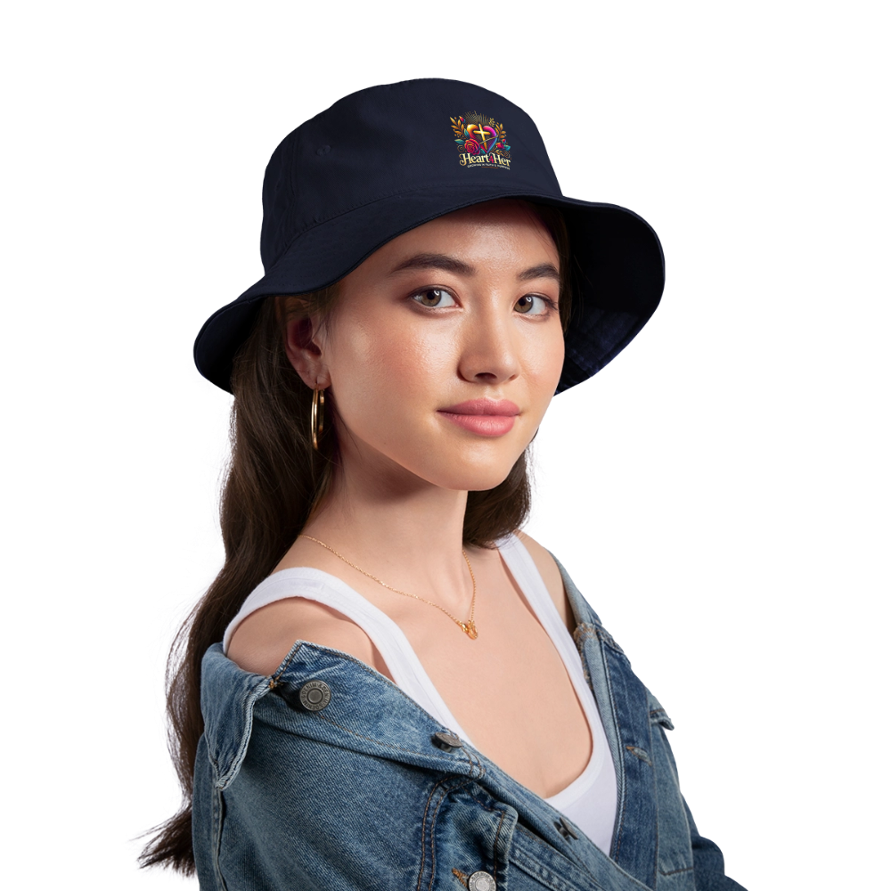 Heart4Her Bucket Hat - navy