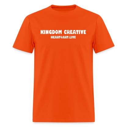 KINGDOM CREATIVE SPREAD LOVE Unisex Classic T-Shirt - orange