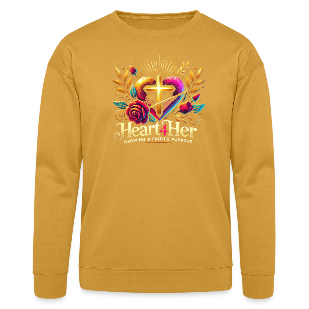 Heart4Her Bella + Canvas Unisex Sweatshirt - heather mustard