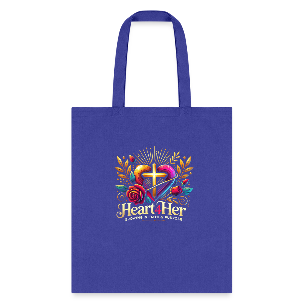 Heart4Her Tote Bag - royal blue