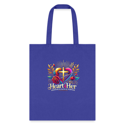 Heart4Her Tote Bag - royal blue