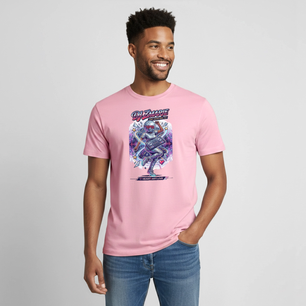 DJ ZMARIE "THE DANCING DJ" TM Gildan Ultra Cotton Adult T-Shirt - light pink