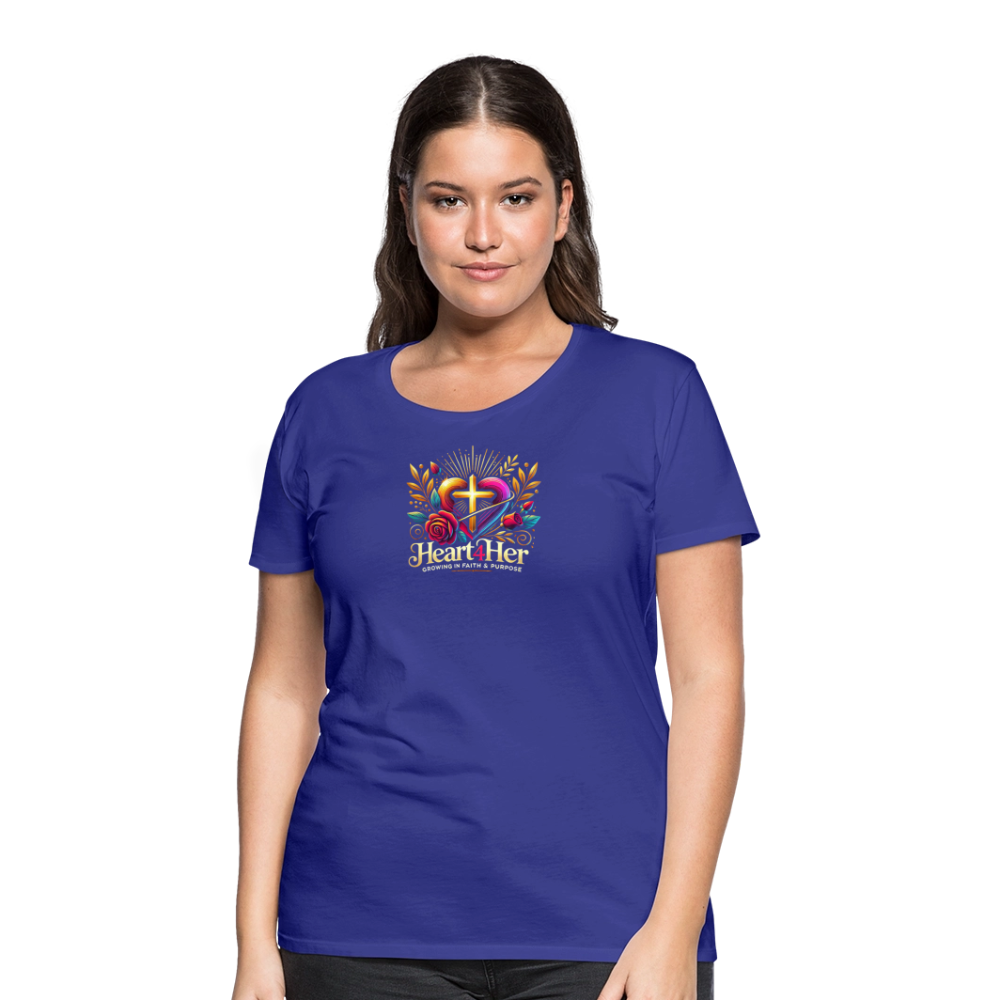 Heart4Her Women’s Premium T-Shirt - royal blue