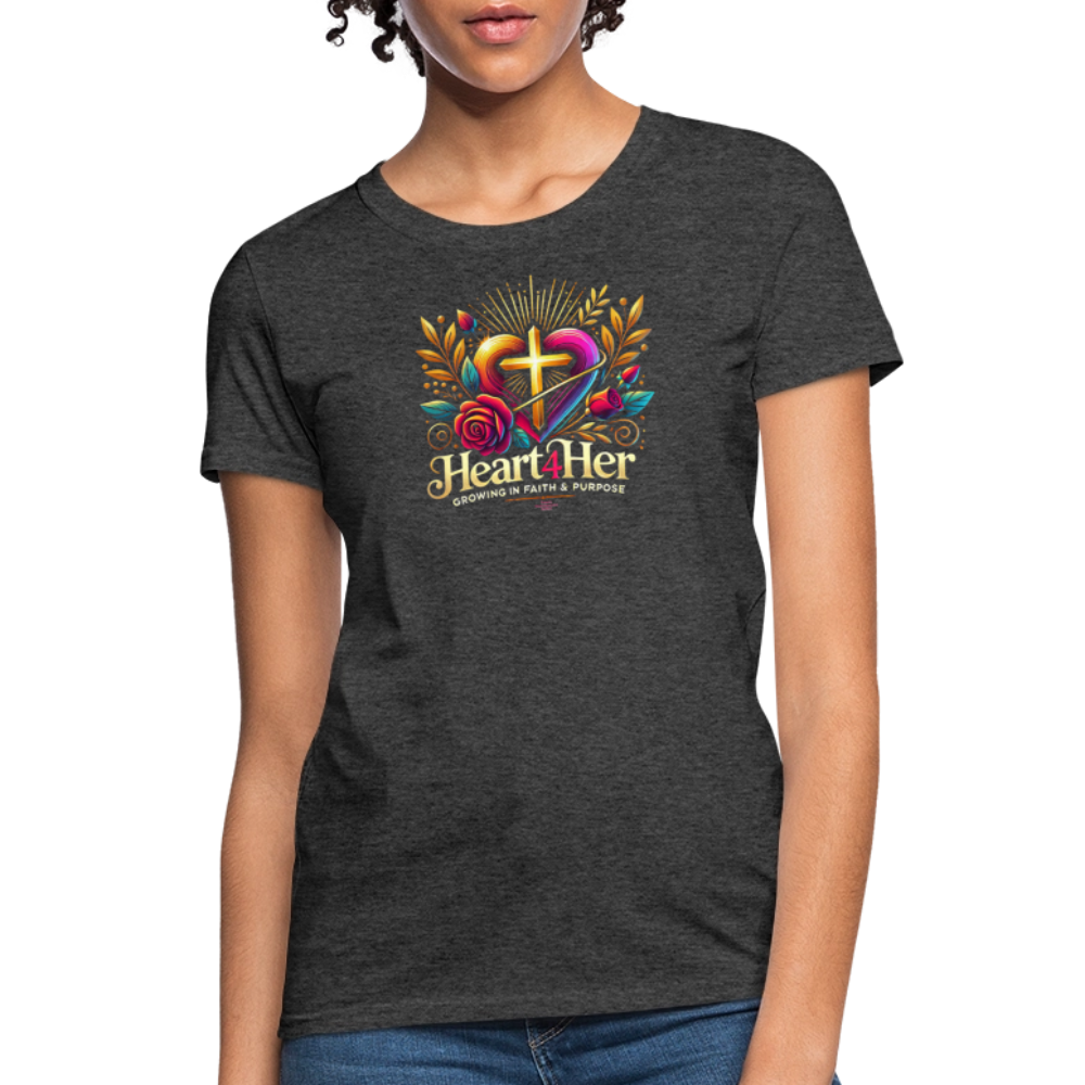 Heart4Her Women's T-Shirt - heather black