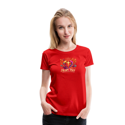 Heart4Her Women’s Premium T-Shirt - red