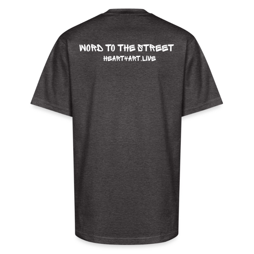 Holy Rollers Skater Unisex Oversized Heavyweight T-Shirt - charcoal grey