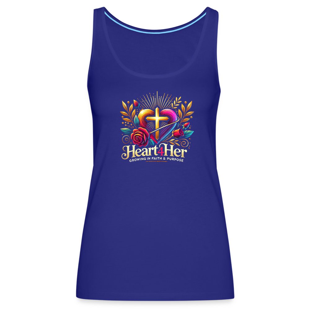 Heart4Her Women’s Premium Tank Top - royal blue