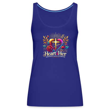 Heart4Her Women’s Premium Tank Top - royal blue