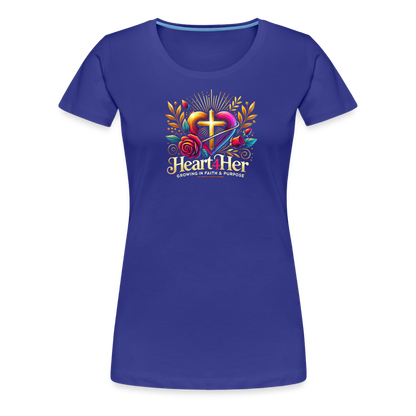 Heart4Her Women’s Premium T-Shirt - royal blue