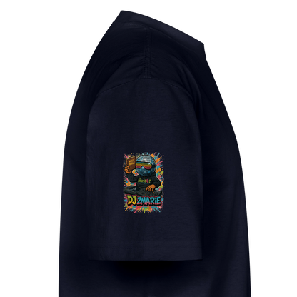 DJ ZMARIE "THE DANCING DJ" Unisex Oversized Heavyweight T-Shirt - navy