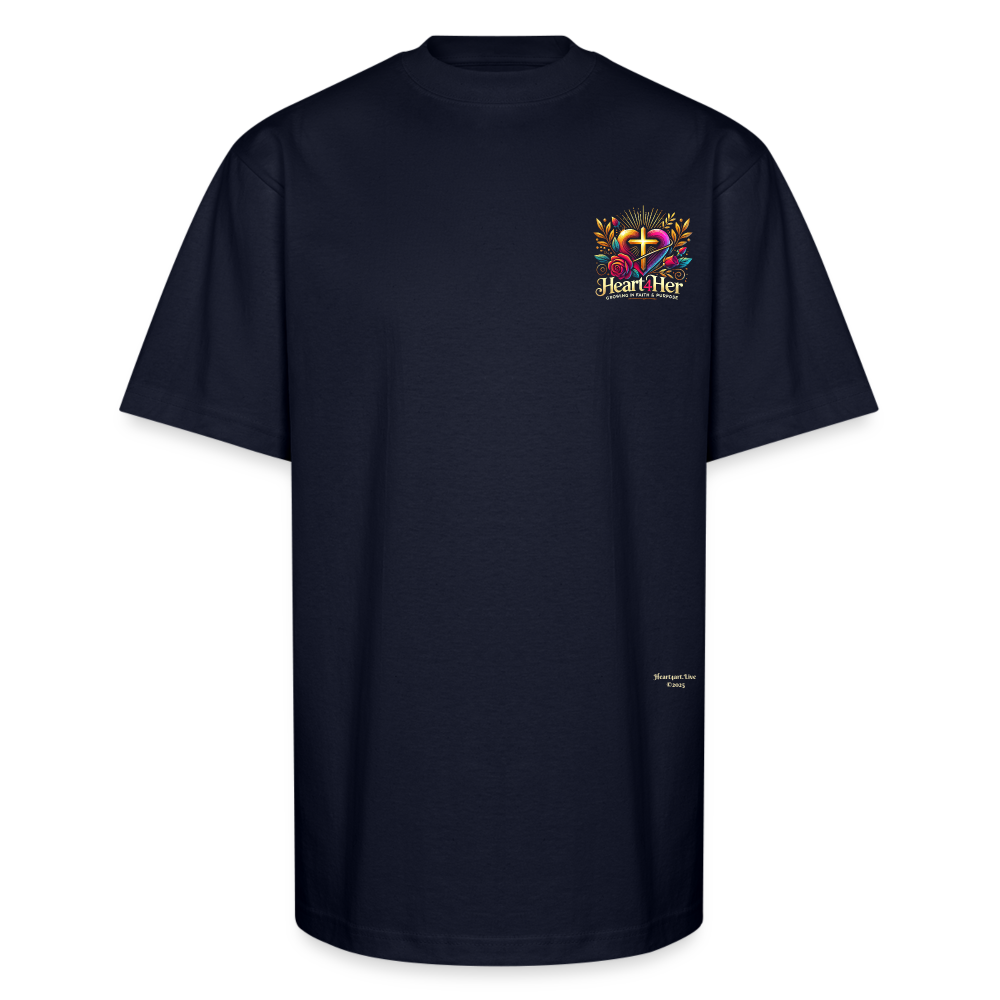 Heart4Her Oversized T-shirt - navy
