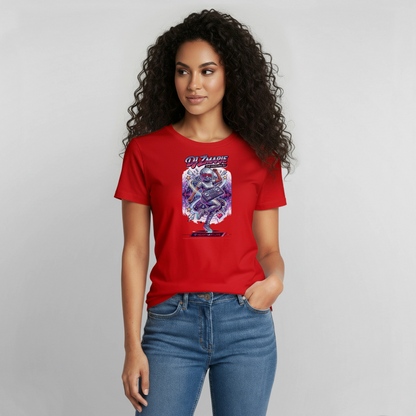 DJ ZMARIE "THE DANCING DJ" TM Gildan Ultra Cotton Adult T-Shirt - red