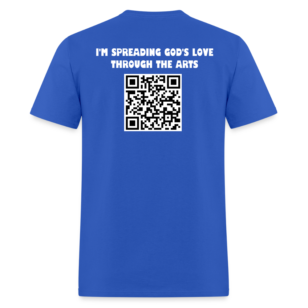 KINGDOM CREATIVE SPREAD LOVE Unisex Classic T-Shirt - royal blue