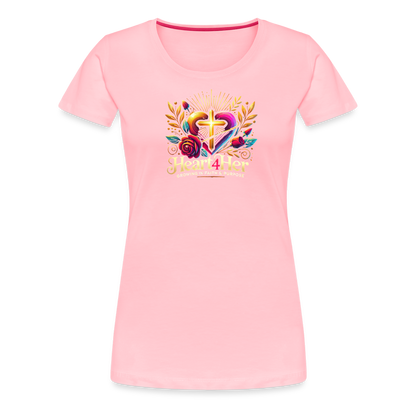 Heart4Her Women’s Premium T-Shirt - pink