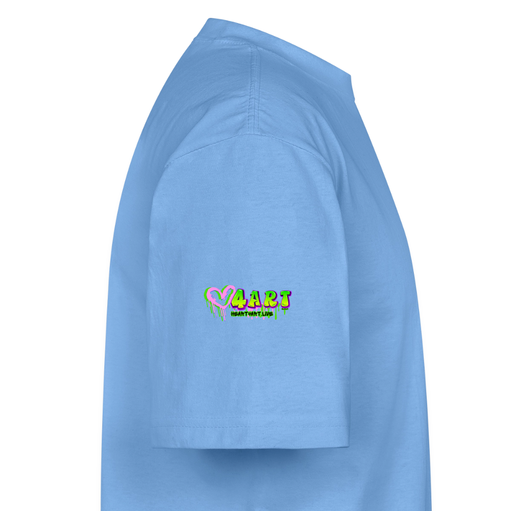 SPREAD LIFE Unisex Oversized Heavyweight T-Shirt - sky blue