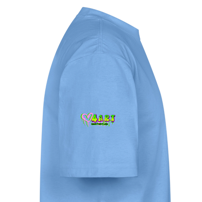 SPREAD LIFE Unisex Oversized Heavyweight T-Shirt - sky blue