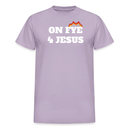 ON FYE 4 JESUS Gildan Ultra Cotton Adult T-Shirt - orchid