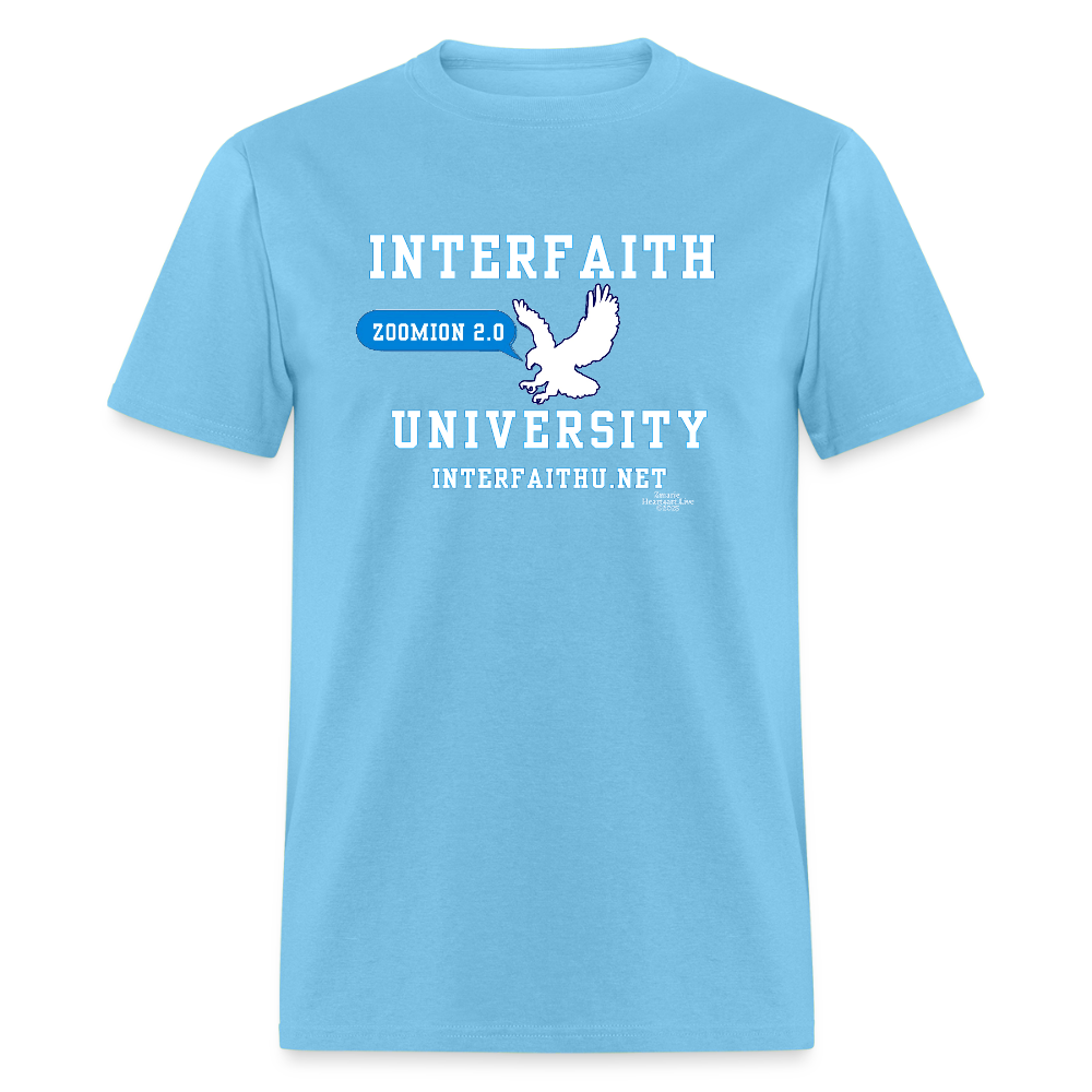Interfaith University Zoomion Unisex Classic T-Shirt - aquatic blue