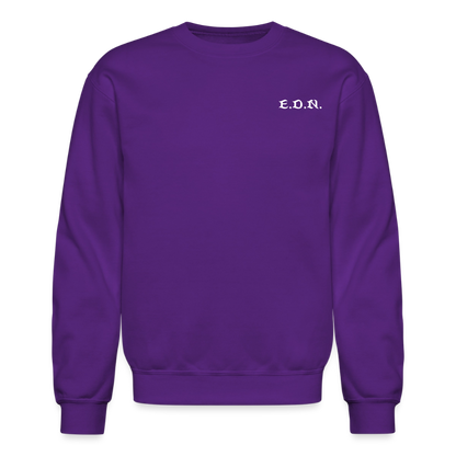 Word to the Street Bible Anime Series Crewneck Sweatshirt - purple