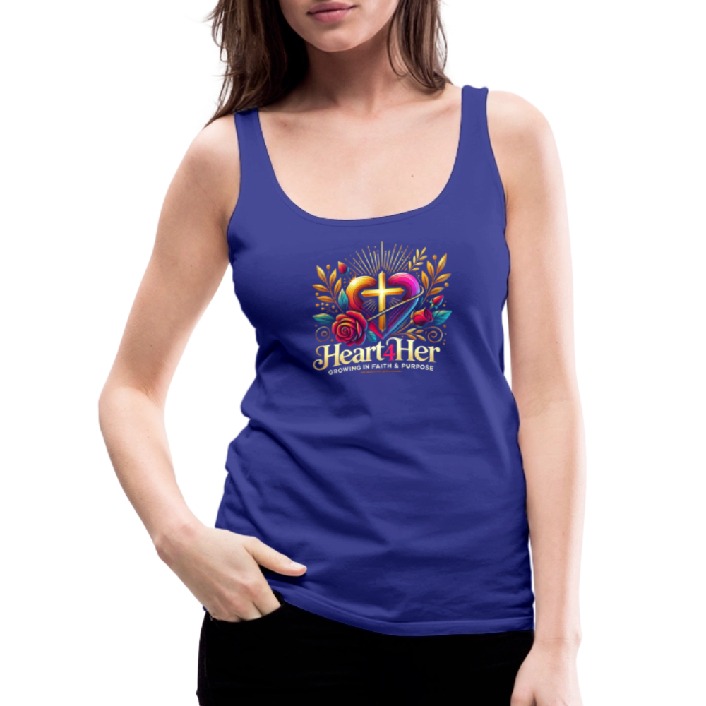Heart4Her Women’s Premium Tank Top - royal blue