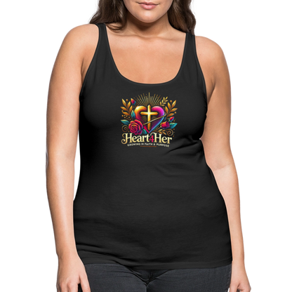 Heart4Her Women’s Premium Tank Top - black