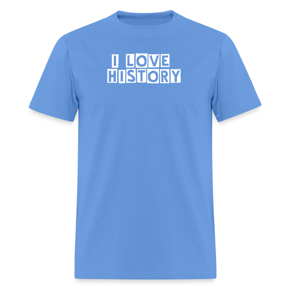 I LOVE HISTORY Unisex Classic T-Shirt - carolina blue