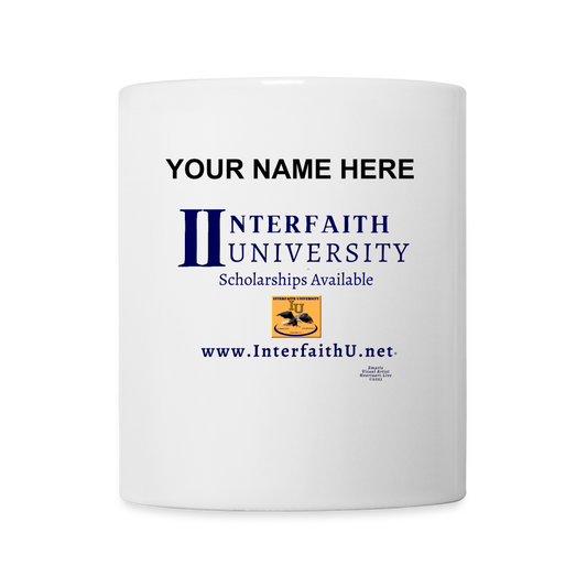 Interfaith University Customizable Coffee/Tea Mug - white