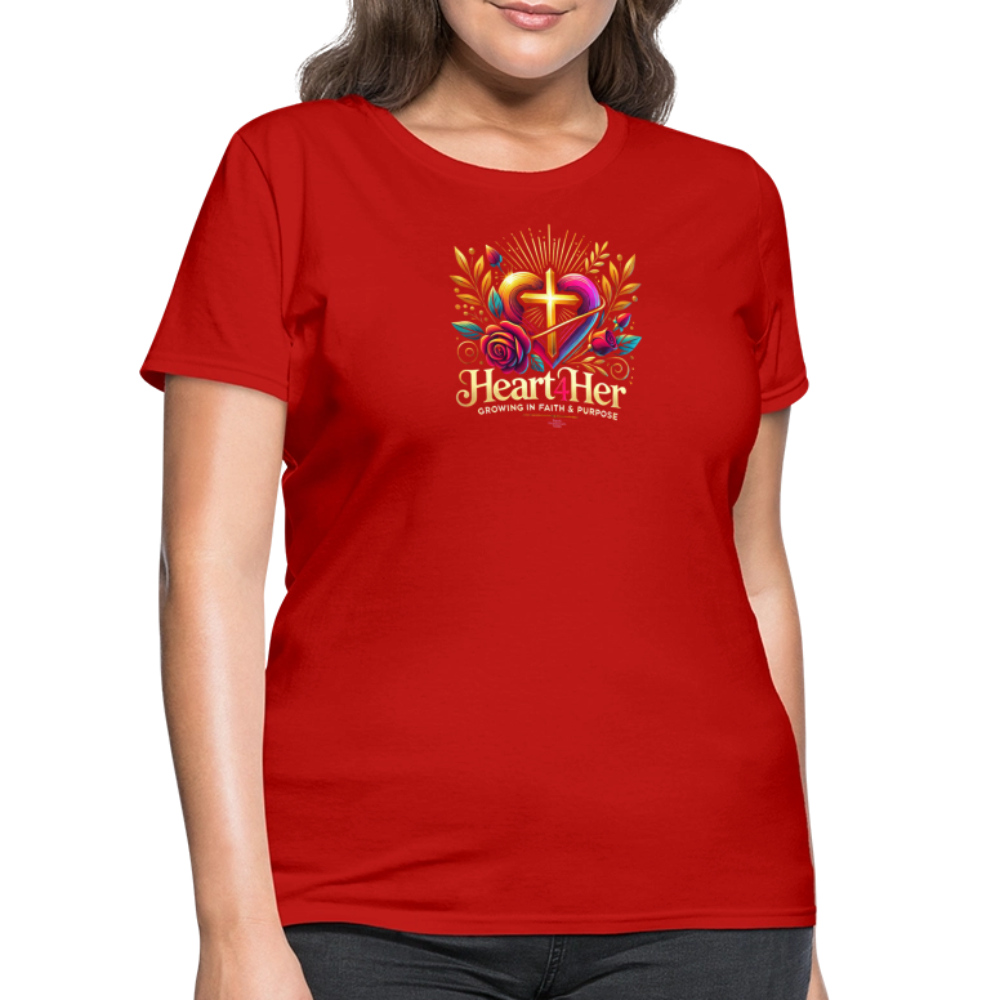 Heart4Her Women's T-Shirt - red