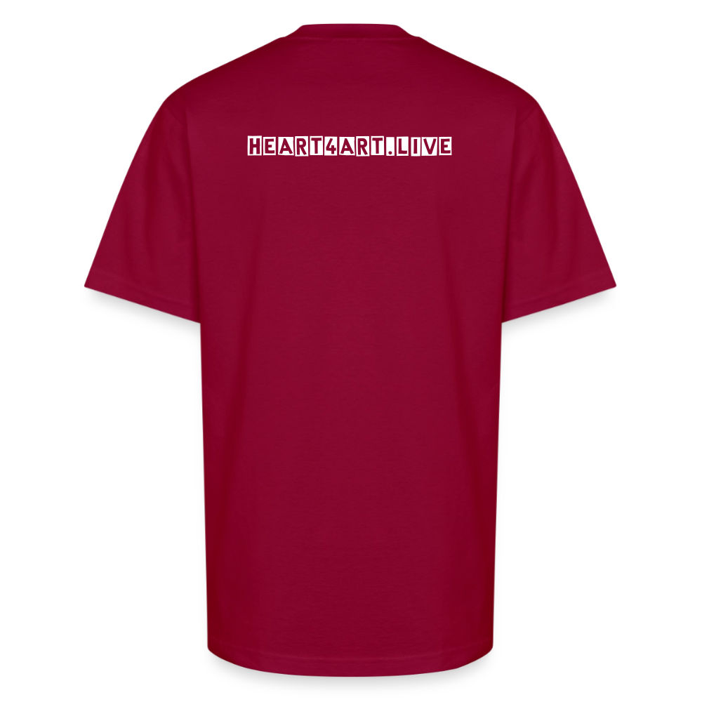 DJ ZMARIE "THE DANCING DJ" Unisex Oversized Heavyweight T-Shirt - cardinal
