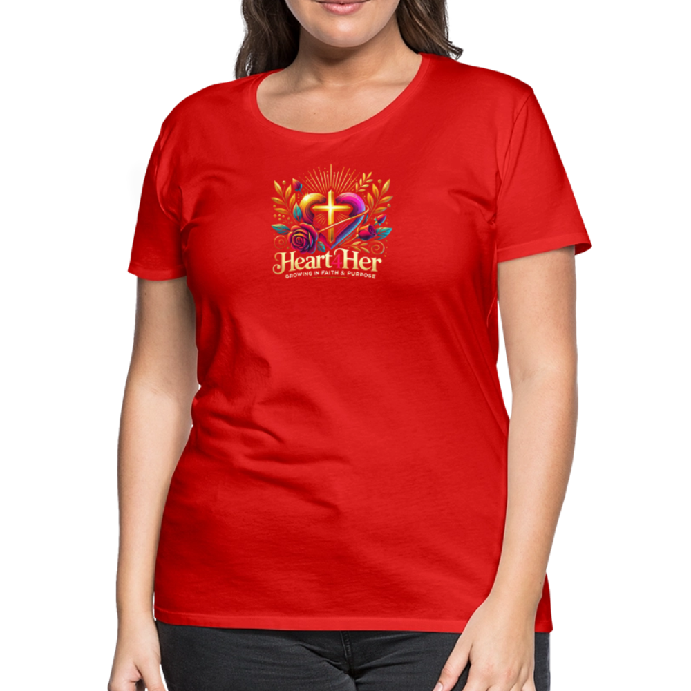 Heart4Her Women’s Premium T-Shirt - red