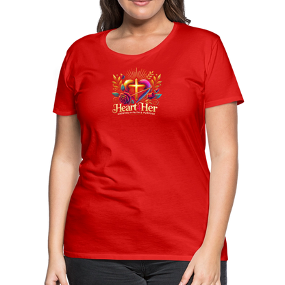 Heart4Her Women’s Premium T-Shirt - red