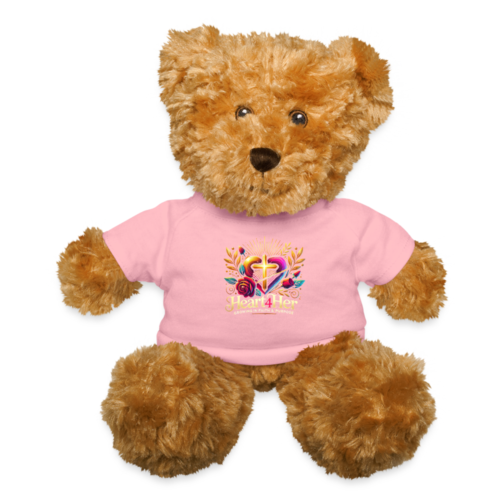 Heart4Her Teddy Bear - petal pink