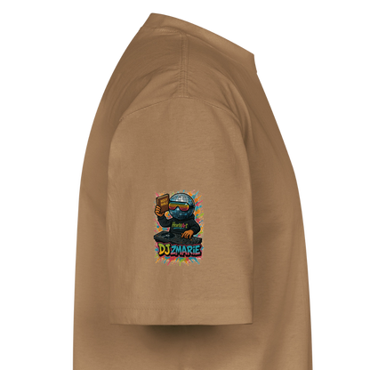 DJ ZMARIE "THE DANCING DJ" Unisex Oversized Heavyweight T-Shirt - khaki