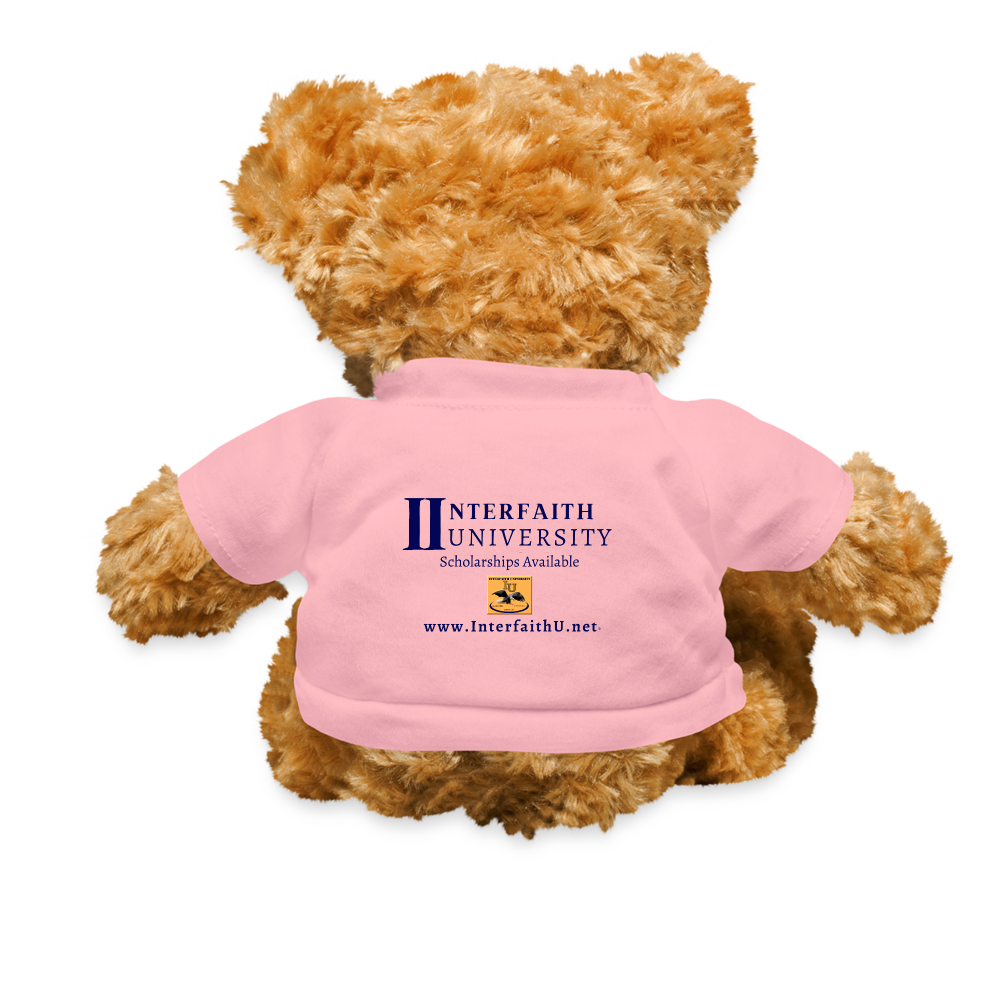 Interfaith University Customizable Teddy Bear - petal pink