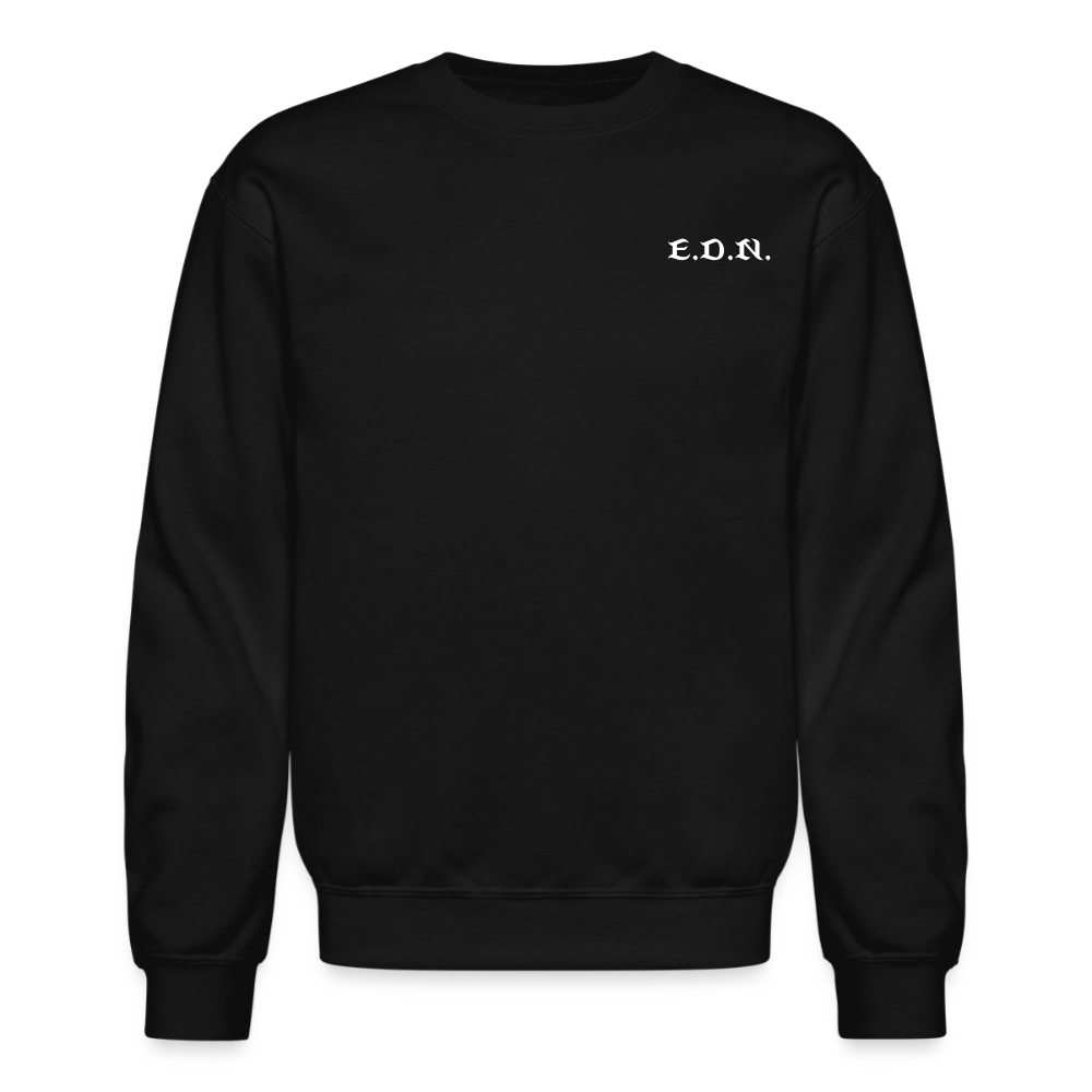 Word to the Street Bible Anime Series Crewneck Sweatshirt - black