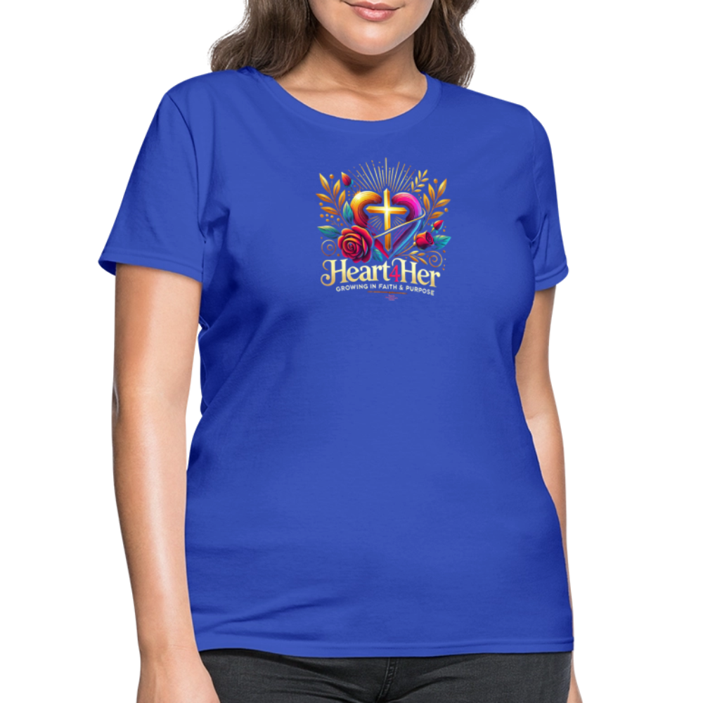 Heart4Her Women's T-Shirt - royal blue