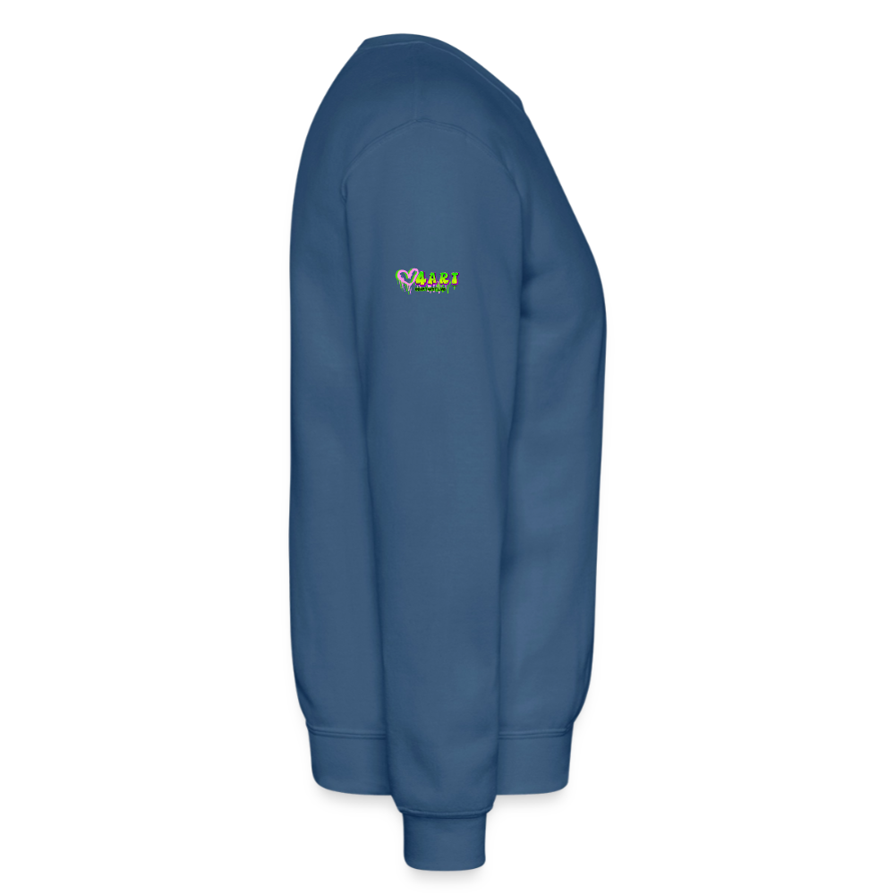 ON FYE 4 JESUS Crewneck Sweatshirt - indigo blue