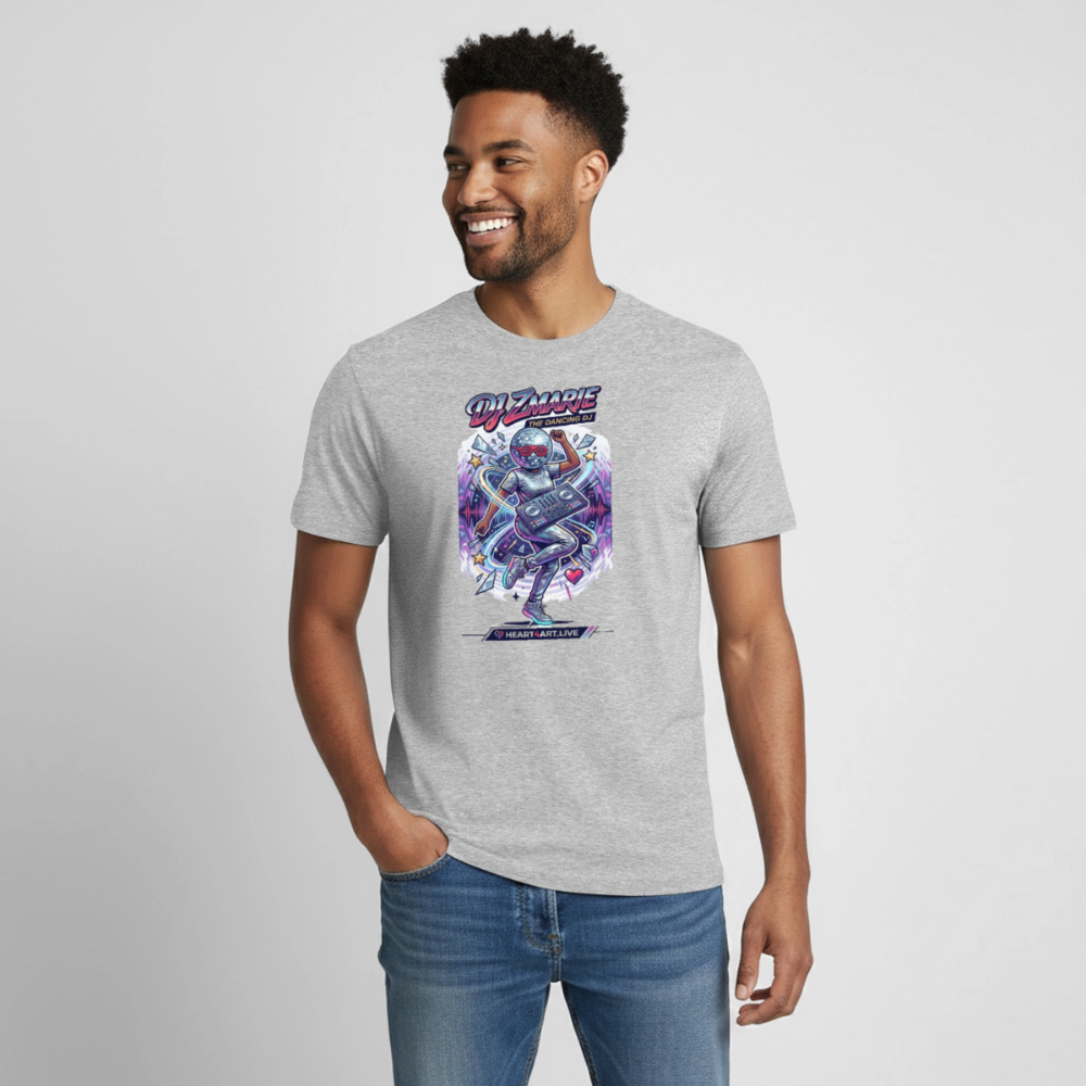 DJ ZMARIE "THE DANCING DJ" TM Gildan Ultra Cotton Adult T-Shirt - heather gray