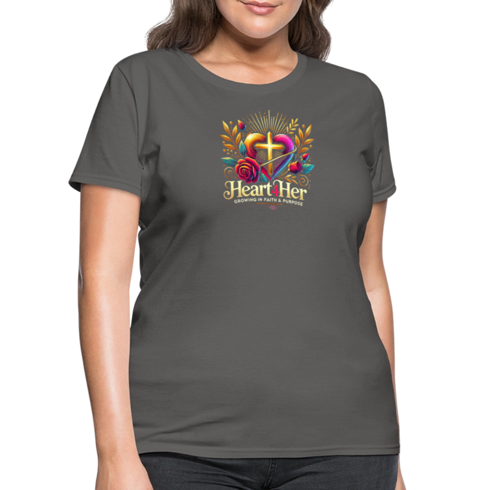Heart4Her Women's T-Shirt - charcoal