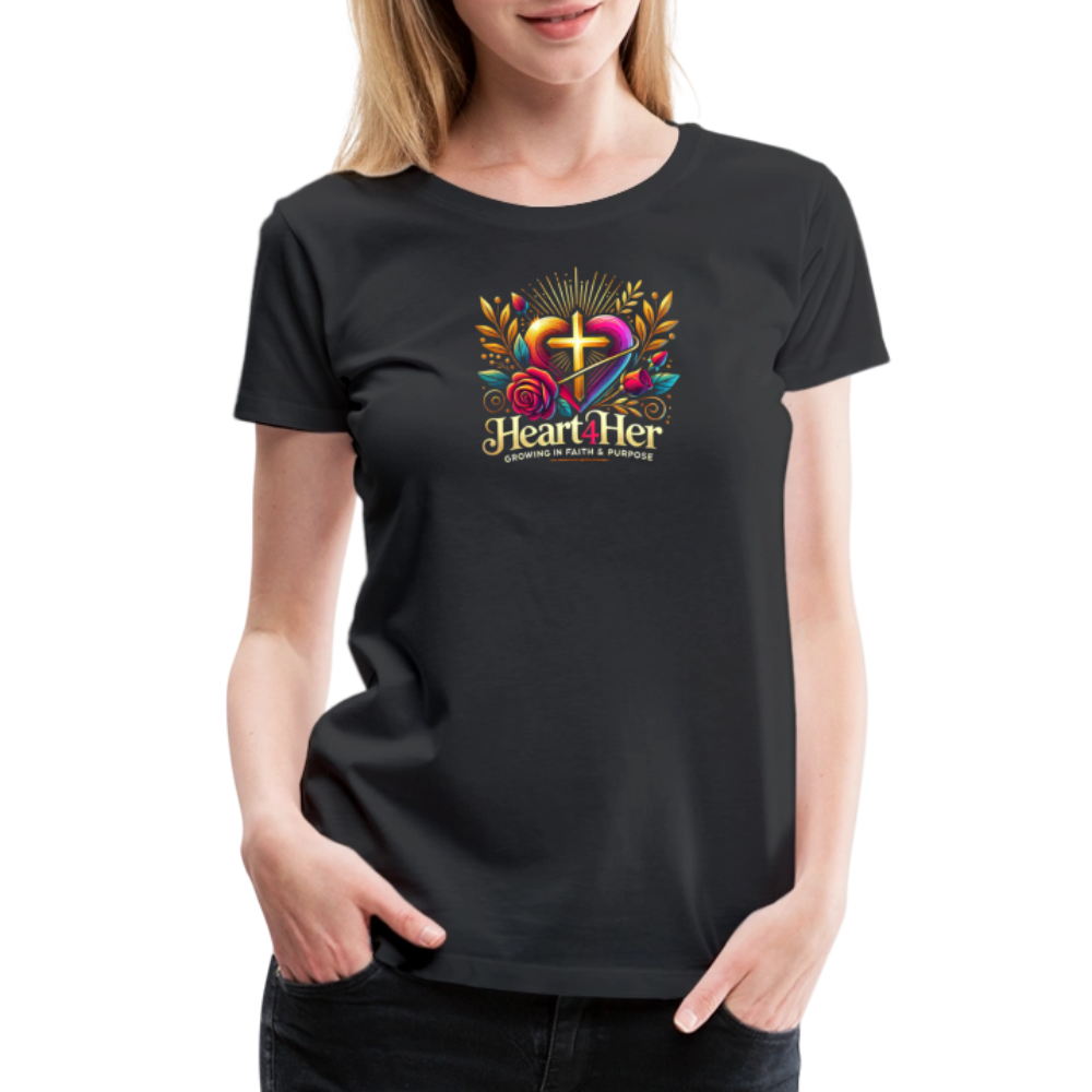 Heart4Her Women’s Premium T-Shirt - black