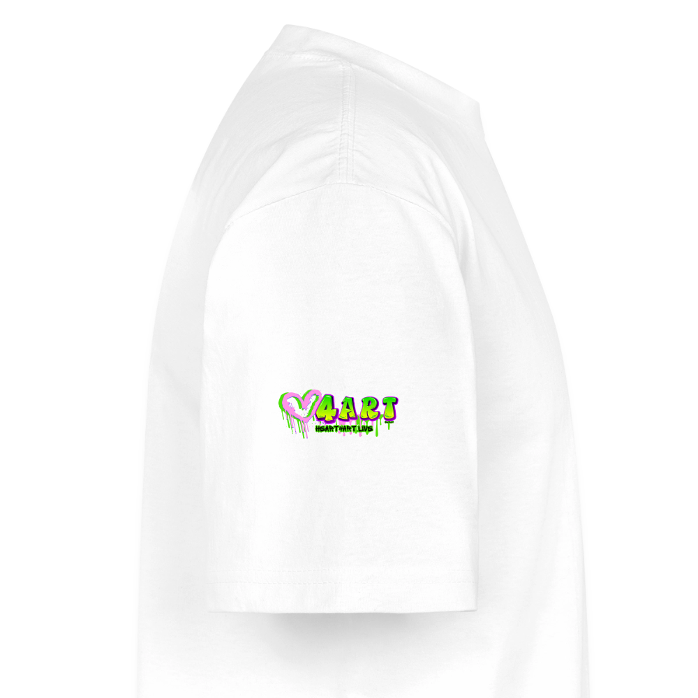 SPREAD LIFE Unisex Oversized Heavyweight T-Shirt - white