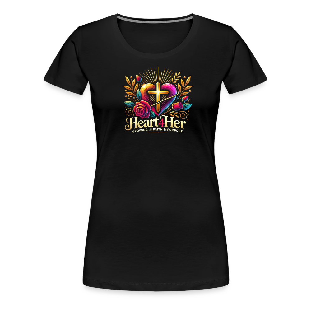 Heart4Her Women’s Premium T-Shirt - black