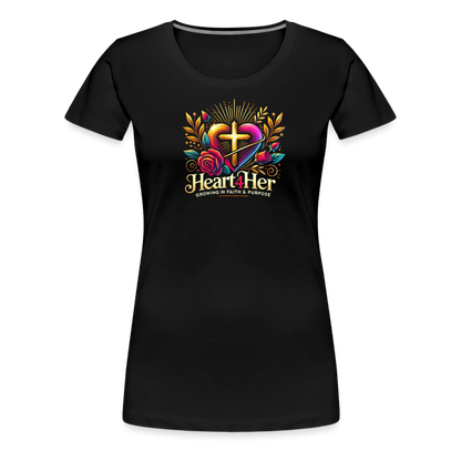 Heart4Her Women’s Premium T-Shirt - black