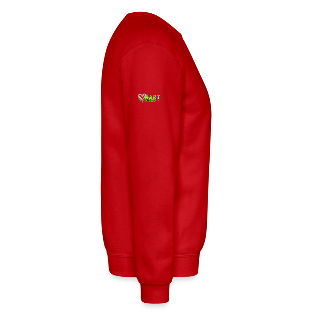 ON FYE 4 JESUS Crewneck Sweatshirt - red