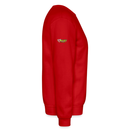 ON FYE 4 JESUS Crewneck Sweatshirt - red